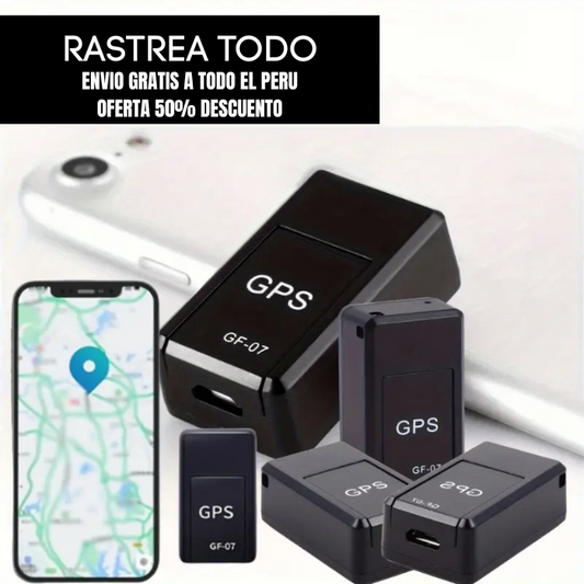 Mini localizador GPS con imán - Batería 2800 mAh + IPX5 resistente al agua