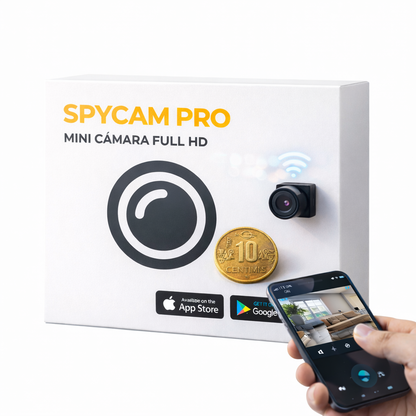 Mini Cámara Espía FULL HD — Más Pequeña Que Una Moneda de S/0.10